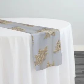 10pcs - Venetian Lace Table Runner 14"x90" - Ivory