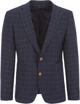 Gervasi Men's Slim Fit Blazers with Front Pockets & 2 Buttons