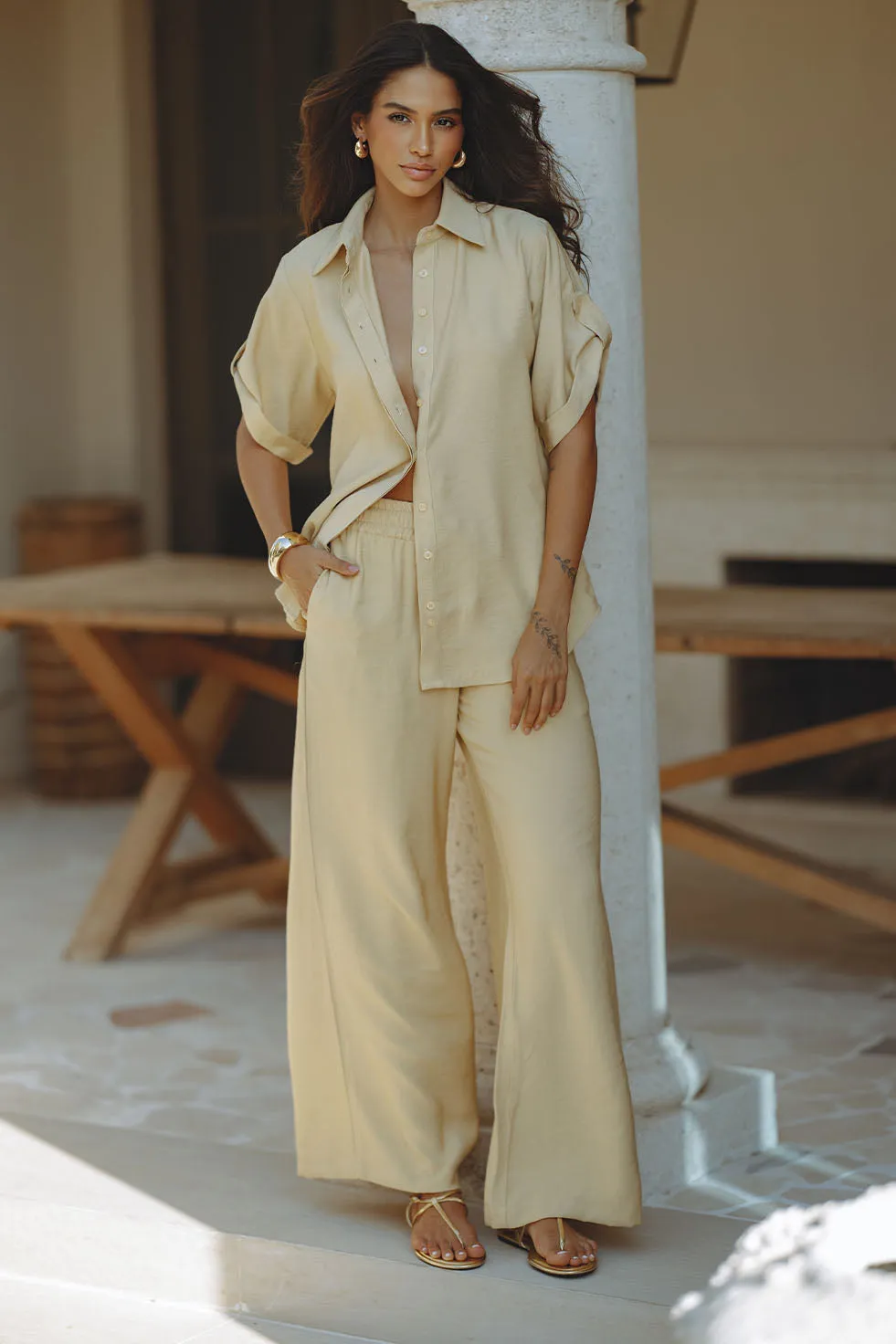 KELLY PANTS - BEIGE
