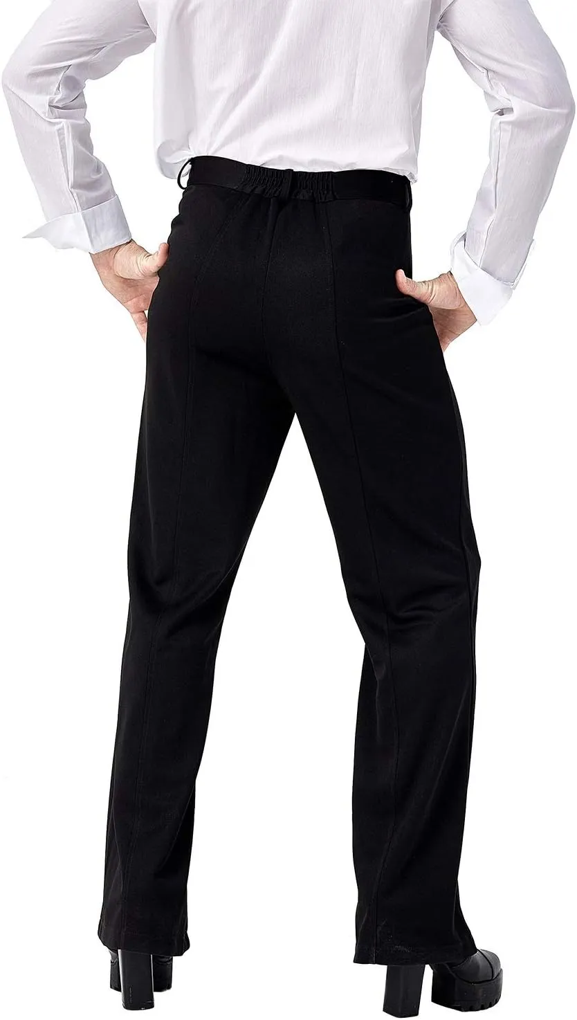 Men's 70s Retro Disco Pants Flared Trousers Bell Bottom Flares Dance Dude Costume
