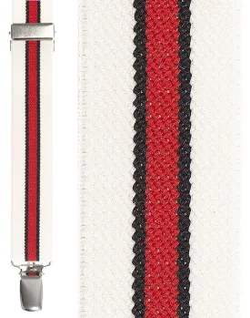 "White Red White Winston" Suspenders