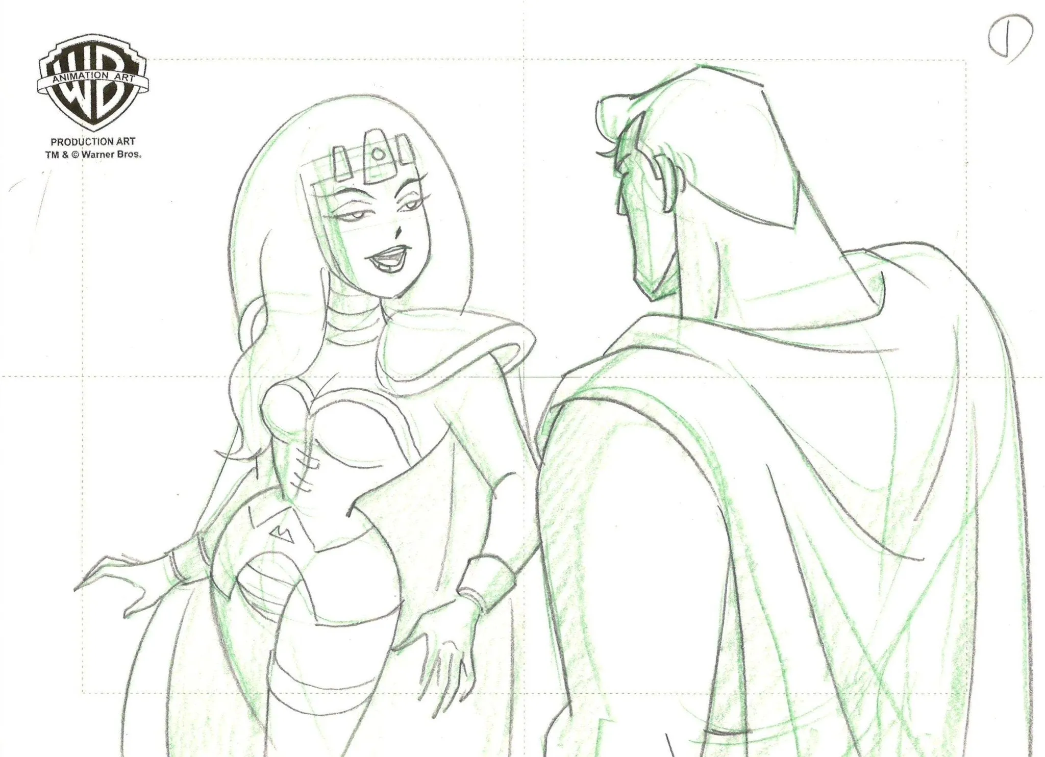 Superman the Animated Series Original Production Drawing: Maxima