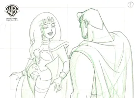Superman the Animated Series Original Production Drawing: Maxima