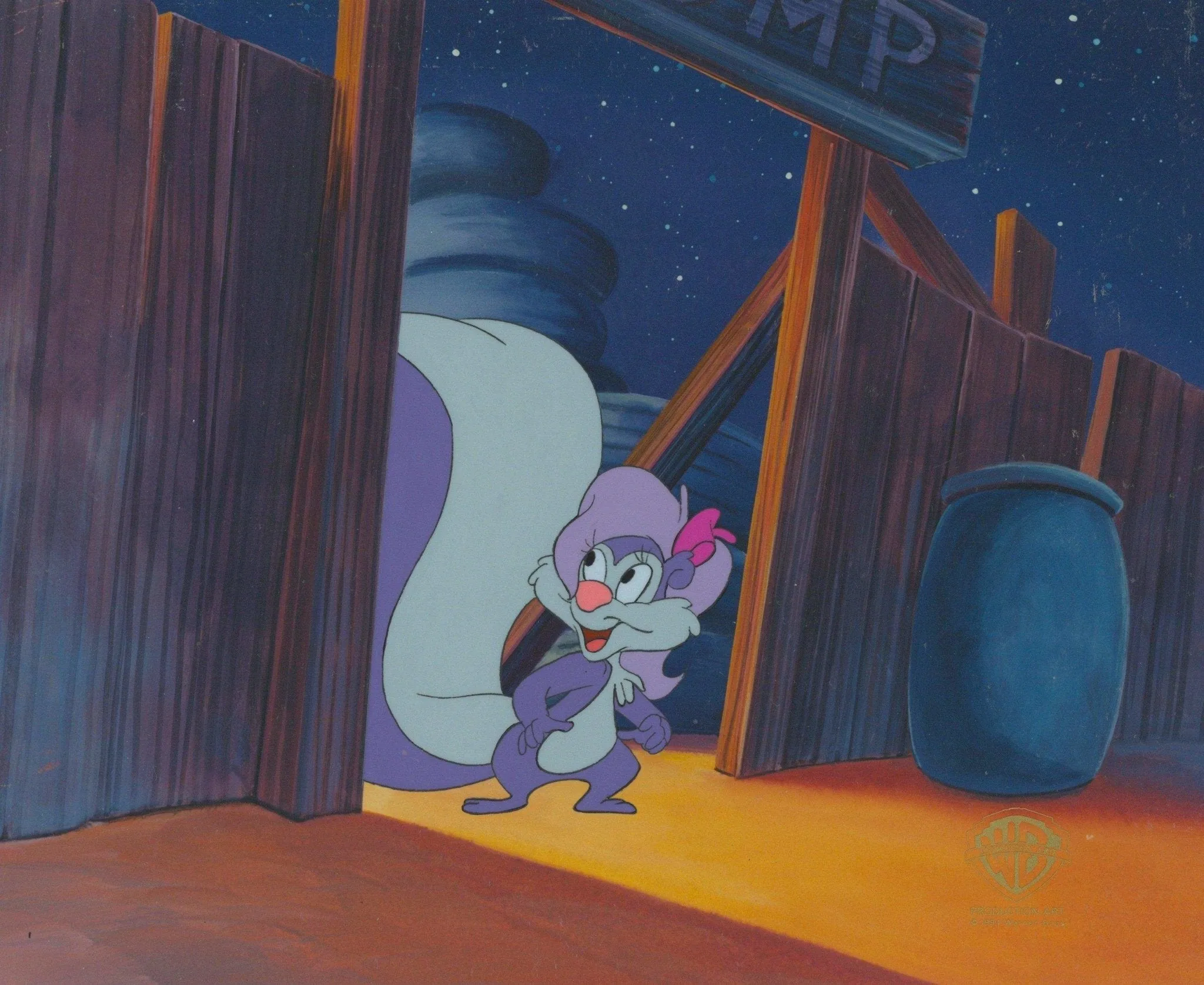 Tiny Toons Original Production Cel:  Fifi La Fume